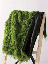 Alfombra de musgo Articiaifl de 100cm x 100cm, césped biónico acuático, musgo falso, arreglo de microestablecimiento, bonsái de césped, plantas en macetas, pavem