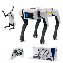 Inteligente AI RC Robot perro voz diálogo aplicación remota Control programación canto bailando máquina perro niños juguetes