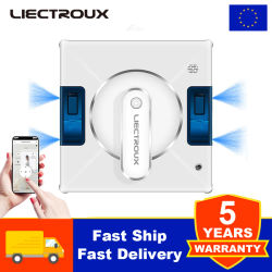 (Código Promocional: AEEU55) Robot Limpiacristales Liectroux YW509, Pulverizador de Agua de 4 Vías, Robot Limpiacristales para Pisos, Paredes y Vidrios del Hogar, Robot Aspirador para Ventanas,