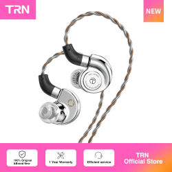 Auriculares TRN Conch Lucky Bag de alto rendimiento con diafragma de diamante DLC, monitores intrauditivos dinámicos con filtros de ajuste de boquilla para Xiaomi
