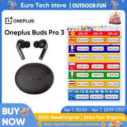 Versión Global Oneplus Buds Pro 3 TWS auricular Bluetooth 50dB cancelación activa de ruido 43h duración de la batería Bluetooth 5,4 IP55 AAC SBC