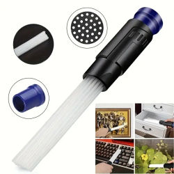 Juego de accesorios universales para aspiradora, herramienta multiusos para limpieza de polvo con cepillo pequeño para limpieza del hogar y del coche