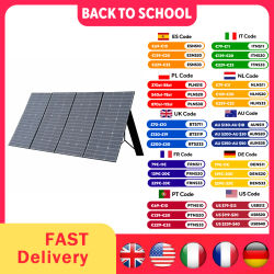 ALLPOWERS Panel solar plegable 400W / 200W / 140W / 100W / 60W Cargador solar con salida solar para generador solar de central eléctrica