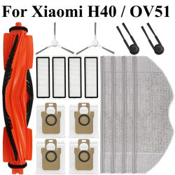 Accesorios de Repuesto para Aspiradora Robótica Xiaomi H40 / OV51: Cepillo Principal, Cepillo Lateral, Filtro HEPA, Bolsa para Polvo, Paño de Limpieza