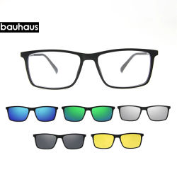3174 Clip magnético para gafas de sol, Clip espejado para gafas de sol magnéticas, Clip para gafas, Clip polarizado para hombres, prescripción personalizada para miopía