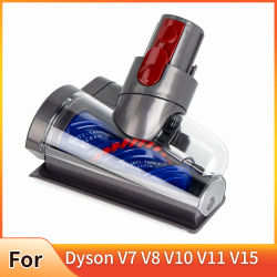Cepillo eléctrico para eliminar ácaros y polvo de colchón, para aspiradora Dyson V7 V8 V10 V11 V15, Mini cabezal de cepillo de herramienta motorizada