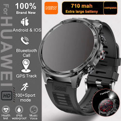 Para Huawei Xiaomi GPS Track reloj inteligente hombres 1,85 pulgadas Ultra HD pantalla AMOLED 710 Mah batería Bluetooth llamada SmartWatch 2025 nuevo
