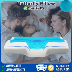 Almohada ortopédica de espuma viscoelástica, cojín suave de verano, rebote lento, para el cuidado de la salud, 60x35cm