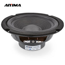 AIYIMA 1 unidad Altavoz de audio de rango medio y graves de 150W y 6.5 pulgadas, 4-8 ohmios, amplificador de sonido, woofer, altavoz para cine en casa