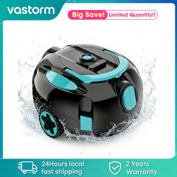 Limpiador Robótico de Piscinas Inalámbrico H1, Aspiradora Automática Recargable, 120 Minutos de Autonomía, Autoparqueo, Filtro de 180μm para Limpieza del Fondo de la Piscina