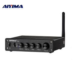 AIYIMA A03 TPA3116 Amplificador Subwoofer Audio Bluetooth sonido 2,1 50Wx2 + 100W HiFi TPA3116D2 amplificador doméstico de potencia Digital