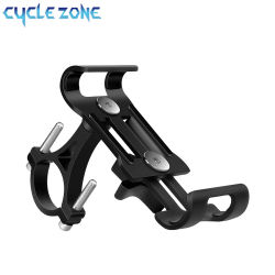 Soporte de teléfono para bicicleta de aleación de aluminio, soporte antideslizante, Clip de Metal para GPS de motocicleta, soporte Universal para teléfono de bicicleta