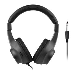 Auriculares con Monitor estéreo y cable, cascos sobre la oreja con controlador de 50mm, enchufe de 6,5mm para amplificador de guitarra, mezclador de Audio de Piano eléctrico