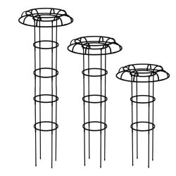 Torre de soporte para plantas trepadoras tipo sombrilla, para jardín, DIY, soportes para macetas de flores