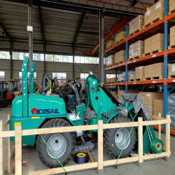 Nuevo cargador de brazo telescópico agrícola, cargador forestal de jardín, rueda verde, cargador telescópico a la venta