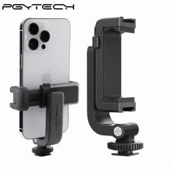 PGYTECH-Soporte de teléfono con zapata fría para trípode de escritorio pequeño, palo de Selfie para cámara SLR DSLR y teléfono inteligente