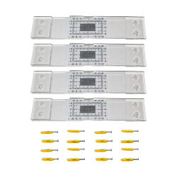 A96I-medidor de espesor 4 Uds registro de monitoreo de grietas, Monitor de grietas de Tell-Tale estándar para el estándar y de esquina Tell-Tale