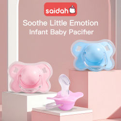 Chupete de dentición de silicona para bebés recién nacidos con forma de pulgar tipo mariposa para niños pequeños