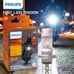 Philips HS1 LED faro Motor 6500K lámpara blanca LED brillante motocicleta luz alta y baja 12V PX43t Moto bombilla 11636UMRX1