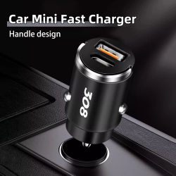 Cargador de encendedor de cigarrillos de coche QC3.0 USB tipo C accesorios de carga rápida para teléfono Peugeot 308 407 508 2008 5008 307 206 207 208