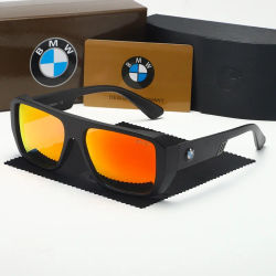 Gafas de sol para BMW, gafas de sol con marco cuadrado pequeño de Metal europeo y americano, versión coreana, gafas de sol cuadradas retro, pegatina interior