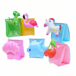 Flotadores de piscina de verano para niños, flotadores de piscina para bebés, suministros de tubos de natación, boyas inflables, brazaletes de natación, juguetes de piscina
