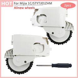 Accesorios de ruedas izquierda derecha para Xiaomi Mijia 1C STYTJ01ZHM barredora Robot aspirador piezas de Motor de cubo de rueda