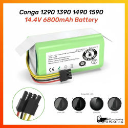 Batería de repuesto Original de 14,4 V y 2600mAh para Robot Proscenic Cocoa Smart 780T,790T,Conga 1290 1390 1490 1590