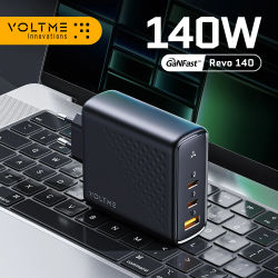 VOLTME-cargador GaN 140W USB tipo C PD3.1, carga rápida para Macbook pro de 16 pulgadas, cargador de teléfono 5,0 para iPhone 15 Pro Max