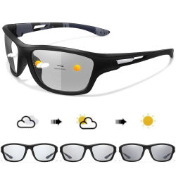 Gafas de Sol Fotocromáticas para Motocicleta, para Hombre y Mujer, para Ciclismo al Aire Libre, Conducción, Senderismo, Pesca, Protección UV400