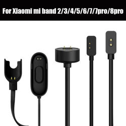 Cargadores magnéticos para Xiaomi Mi Band 7 6 5 Cable de carga USB para MiBand 4 3 2 MiBand 7 Pro Cable cargador Dock Cable USB portátil