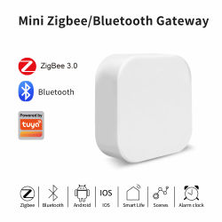 Lincukoo Tuya Zigbee/Bluetooth Gateway, Hub Inalámbrico Inteligente, Conecta 128 Dispositivos Zigbee, Gateway Multimodo, Hogar Inteligente SmartLife