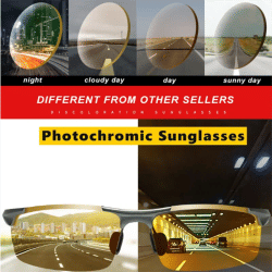 Gafas de visión nocturna antideslumbrantes para conducir, gafas de sol polarizadas para hombres, gafas fotocromáticas para conductor, gafas zonnebril heren