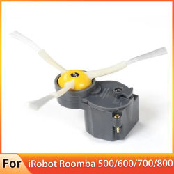Motor de cepillo lateral mejorado para iRobot Roomba 500/600/700/800 Series 870 880 760 770 780 500 600 700 595 gris/azul