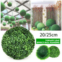 Bola de planta Artificial redonda, simulación de bola de hierba colgante, decoración DIY para el hogar, oficina, casas privadas, restaurantes, escuelas