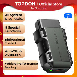 TOPDON-herramienta de diagnóstico inteligente TopScan Lite, escáner, Guía de reparación DTC, Bluetooth, lector de código OBD2