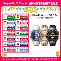 HUAWEI Watch GT 6 Pro Smartwatch Hasta 21 días de duración de la batería Versión global Reloj GT6 Pro Funciona perfectamente con iOS y Android NFC