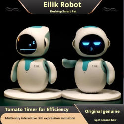 Robot inteligente Eilik Original, automatización electrónica, Robot Ai, interacción emocional, modo Vocal múltiple, bonito regalo azul y rosa