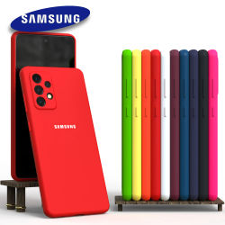 Funda de Silicona Líquida para Samsung Galaxy A53 A52 A56 A55 A54 A36 A35 A17 A16 A15 5G, Funda Protectora Suave al Tacto para Teléfono