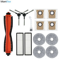 Piezas de repuesto para Robot aspirador, accesorios para Xiaomi X20 Max D109GL, cepillo principal antienredos, bolsas de polvo, filtro, almohadillas para mopa