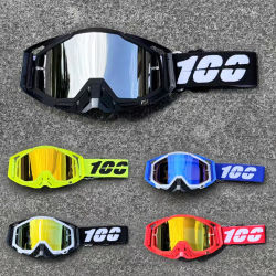 100 gafas de Motocross para hombres y mujeres, gafas para motocicleta, casco protector de seguridad, gafas de esquí, equipo de entrenamiento para Moto