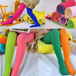 Medias mixtas de colores caramelo para niñas, pantalones elásticos para bebés, pantalones ajustados para mujeres y niños, pantimedias de baile, medias de moda para parejas