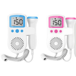 Monitor Fetal Doppler con Pantalla LCD de 3.0MHz, Estetoscopio Sónico para Medir la Frecuencia Cardíaca del Bebé en Casa