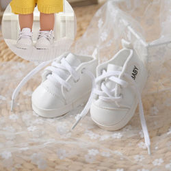 Zapatos para muñecas, ropa, botas hechas a mano, zapatos de 7,5-8cm para bebés americanos de 21 pulgadas, 55Cm, accesorios para muñecas recién nacidas para juguete de generación