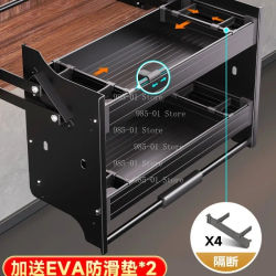 Mueble superior de cocina, mueble colgante, cesta elevadora, mueble abatible, almacenamiento de condimentos para aperitivos, cesta elevadora