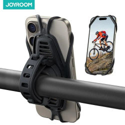Joyroom-soporte para teléfono de bicicleta y motocicleta, soporte para teléfono de 7,2 pulgadas, soporte para teléfono Ultra estable y grande para bicicleta