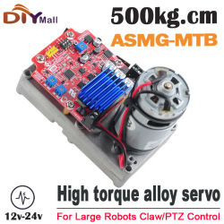 Codificador magnético sin contacto Servo de alto par Industrial ASMG-MTB 500kgcm para Control de válvula de brazo de Robot PTZ