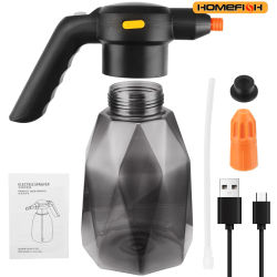 Aspersor de mano eléctrico recargable de 2L, regadera atomizadora, rociador de agua para plantas de jardín