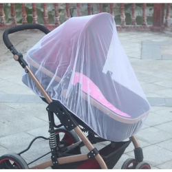 Mosquitera para cochecito de bebé, cochecito de verano, protector contra insectos, carrito de cochecito para bebés, protección segura, accesorios de cochecito de malla