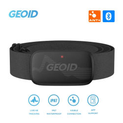 GEOID-Monitor de ritmo cardíaco HS500, equipo de Fitness, Ant, Bluetooth, Sensor de ritmo cardíaco con correa para el pecho, luz LED de seguimiento